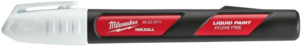 Milwaukee MHT48223711 INKZALL Liquid Paint Marker White for Industrial Use
