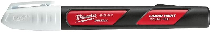 Milwaukee MHT48223711 INKZALL Liquid Paint Marker White for Industrial Use