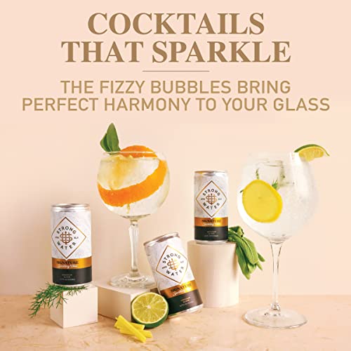Strongwater Signature Sparkling Tonic (12 Pack Cans) Premium Craft Cocktail Mixer Tonic