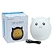 Umiwe Cute 3-Modes Silicone LED Kids Night Light,USB Rechargeable Multicolor Children Night Lamp, Gift for Girlfriend Adult Kids Baby Bedroom and Nursery (Style B)
