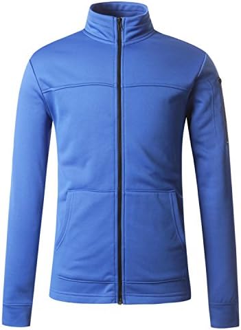 Regna X Men's Lightweight Performance Fleece Hooded/Stand-up Neck Jacket