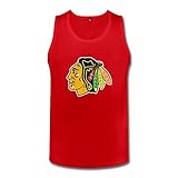 RenHe Men's Custom Chicago Blackhawks Cute Tank Top