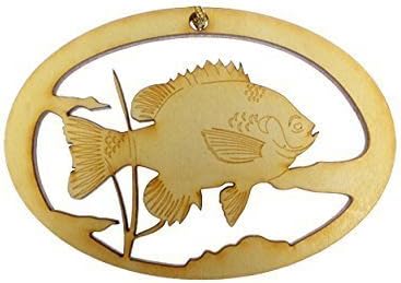 Personalized Blue Gill Ornament - Fish Ornaments - Gift for Fisherman