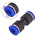 Quick Connect Fittings 8mm or 5/16 OD - 10 Pack Plastic Push to Connect Fittings Tube Straight Connect 8 Mm to 8 Mm Push Fit Fittings Tube Fittings