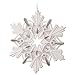 Hallmark Keepsake 2017 Snowflake Dated Porcelain Christmas Ornament