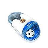 Soccer Gift 2.4G Wireless Mouse with USB Nano Receiver Optical Durable Comfortable, Ball in Liquid Spanish La Liga, Barcelona Logo, Computer PC Laptop Futbol Fan Unique Uncommon Gaming(Barcelona)