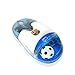 Liquid Mouse 2.4G with USB Receiver, Soccer Mouse, Wireless Portable Mobile Optical Mice, Football fan, Spanish League, La Liga, Barcelona, PC, Laptop, Computer, Soccer Fan Gift (Maroon Blue)
