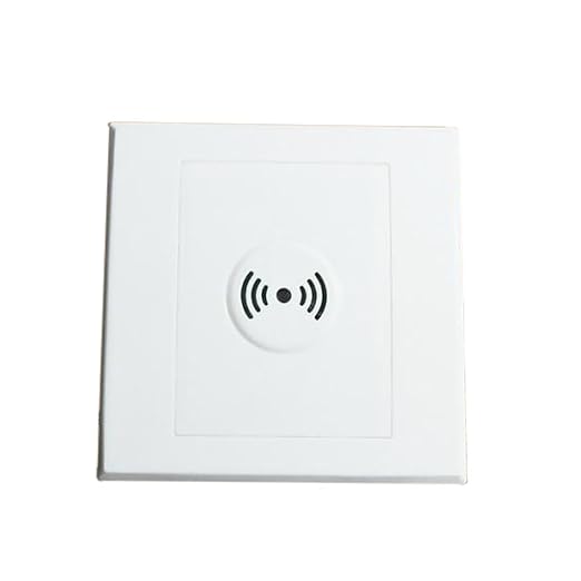 SM SunniMix Wandschalter Akustikschalter Lichtschalter für Gänge, Korridore, Hauptbalkon, Badezimmer Weiß
