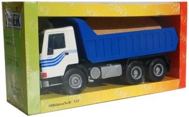 Emek 1/25 Volvo FL 10 Dumper Truck (White/Blue)