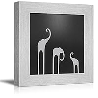 Canvas Wall Art Abstract Ink Painting Canvas Prints Home Artwork Decoration for Living Room,Bedroom - 12x12 inches