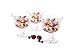Dessert  Ice cream cups Mini trifle bowls,salad fruit dish 6 OZ set of 6 clear