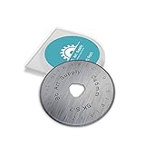 20 Pack, 45mm SKS-7 Quilting Rotary Cutter Refill Blades Fits Fiskars, Olfa, Truecut, & Martelli