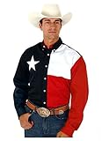 Roper Men's Texas Flag Shirt - 03-001-0185-0201 Na