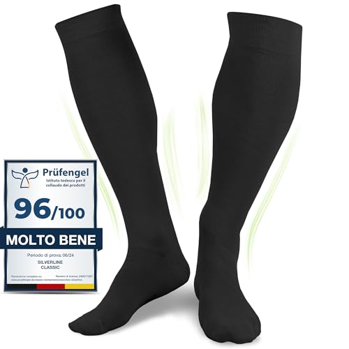 Graduated Compression Socks, Medical Socks, Men and Women, 60% Organic Cotton