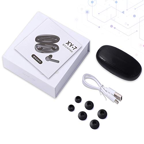 SPRITREE Bluetooth Earbuds TWS Stereo Wireless Earbuds with Charging Case Bluetooth 5.0 Earbuds with Noise Cancellation Mic, Touch Control, 40Hours Playback for iPhone and Android