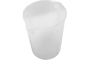Gogogmee 3000ml Plastic Measuring Pitcher with Wide Mouth, Chemical Resistant and Easy to Clean Liquid