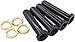 Lisyline 8pcs Front Suspension Control A-Arm Long Bushings with Spacer for Polaris Sportsman 500 RSE Sportsman 400 4x4 700