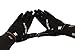 EliteTek Kids RG-14 Super Tight Fitting Football Gloves - Youth Sizes - Easy Slip On Design No Wrist Strap (Black, Youth S)