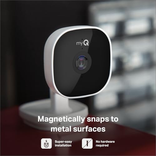 myQ Smart Garage Security Camera – 1080p HD Video, Night Vision, Motion Detection, Magnetic, Wi-Fi, Two-Way Audio, Smartphone Control - View 4
