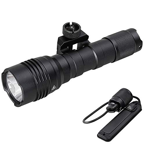 WINDFIRE Professional Tactical Flashlight Picatinny Rail Mount Weapon