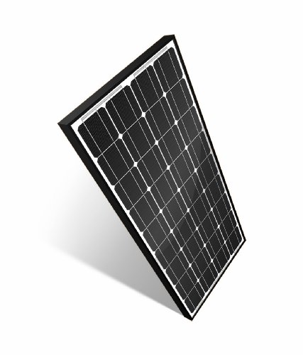 GSM CYC-SOL80W 80 Watt 12 Volt Monocrystalline Solar Panel Battery Charger, Black