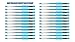 Sargent Art Blue 25 Glitter Gel Pens, 25 Pack