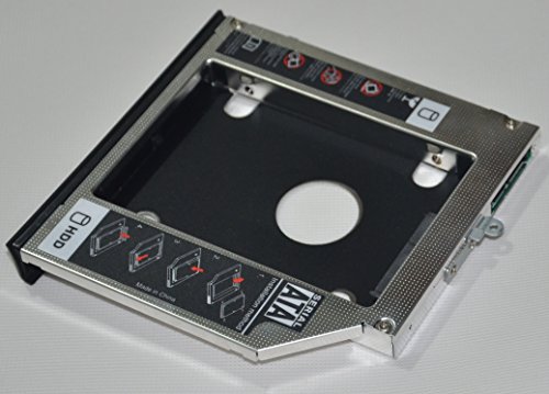 Deyoung 2nd HDD SSD Hard Drive Caddy Adapter for HP Probook 4320S 4321S 4420S with Front panel Bezel + Mounting Bracket