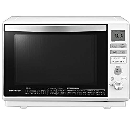 美品 シャープ オーブンレンジ RE-V80B-W（2018年製） シャープ 過熱水蒸気オーブンレンジ RE-V80B 取扱説明書・レビュー記事