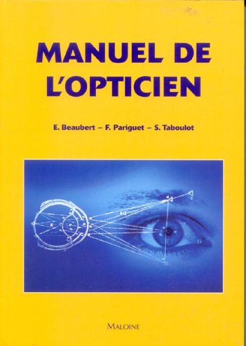Manuel de l'opticien