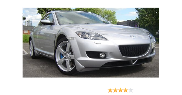 Mazda RX8 con recubrimiento en polvo negro hecho a mano coche ...