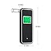 Breathalyzer Anntoo Professional Grade Portable Digital Alcohol Tester with 5 Mouthpieces for Personal Use - Gray