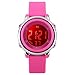 Watches,Kids Outdoors Waterproof Wristwatch,Multifunctional LED Digital Watch for Boys (Rose)