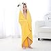 MICHLEY Animal Hooded Baby Bath Towel Toddler Premium Cotton Absorbent Washcloth for Girls Boys 0-6T, Giraffe