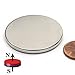 CMS Magnetics® Grade N45 Disc Neodymium Magnets Dia 1.5 x 1/8” 4 Pieces