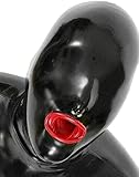 MMWMJWMB Latex Hood with Inner Red Mouth Condom