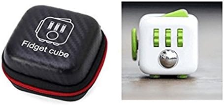 Fidget Cube Relieves Stress And Anxiety for Children and Adults Anxiety Attention Toy(Cube + Case)