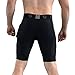 Sport-it Men's Compression Workout Shorts with Pockets for Phone - Base Layer Tights, Short Leggings