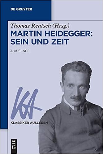 Martin Heidegger Sein Und Zeit Klassiker Auslegen Band 25 Amazon De Rentsch Thomas Bucher