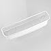 iDesign Twillo Mail, Letter Holder, Key Rack Organizer for Entryway, Kitchen - Wall Mount, White