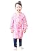 Plie Waterproof Kids Art Smocks 37 Colors (Age 1-10, S-XXL size), Pink Animal (04-M)