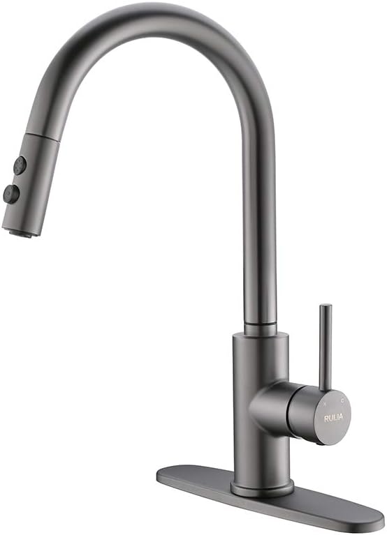 Matte Black Kitchen Faucet Kitchen Sink Faucet Sink Faucet Pull
