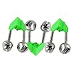 Honbay-20-Pcs-Fishing-Rod-Alarm-Dual-Alert-Bells-Green-Silver-Tone