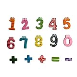 Elaco 15pcs Magnetic Wooden Numbers Math Set Digital Baby Educational Toy