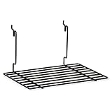 KC Store Fixtures A03064 Flat Shelf Fits Slatwall, Grid, Pegboard, 12