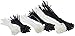 Amazon Basics Assorted Self-Locking Nylon Cable Zip Ties (6, 8, and 12 Inch), 300 Pack - Black and White