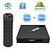 Fiesand X96 Mini Android 7.1 TV Box Amlogic S905W Quad Core 1GB Android TV Box 8GB ROM UHD 4K Smart TV Box Support 3D WIFI Black