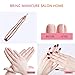20000 RPM Portable Electric Nail Drill Machine Handpiece Nail File Kit Professional Pen Shape Sets for Home Use or Beauty Salon(Gold)