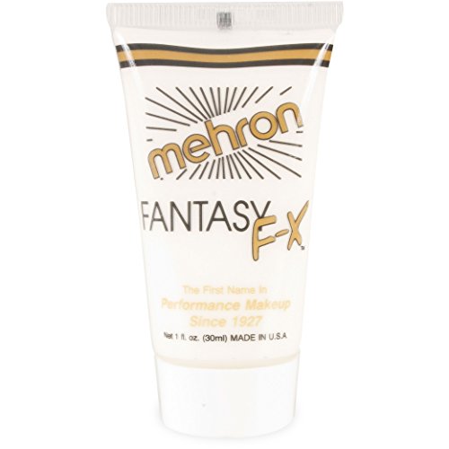 Mehron Fantasy F-X Face Paint, White, 1 oz