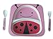 Bambinoco eco friendly natural bamboo fibre dinning sets to make kids mealtimes fun (Ladybug)
