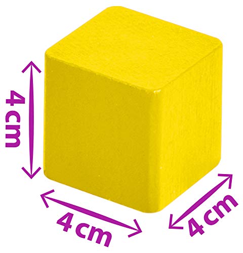 Eichhorn 50 extra große Baby Holzbausteine in der Aufbewahrungsbox mit Kordel, für Kinder ab einem Jahr – Bild 5
